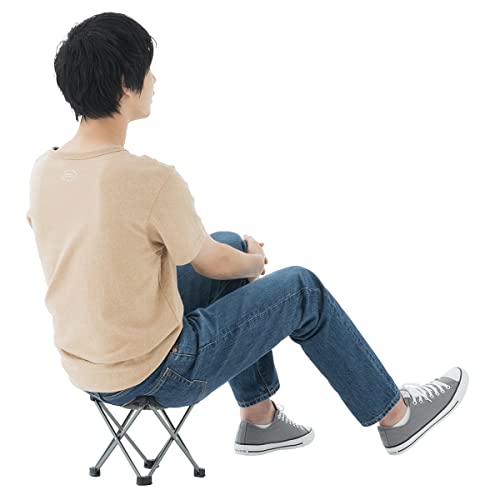 7075キュービックチェア(グレー) ジュラルミン 耐荷重120kg アウトドア 折り畳み 収納袋付き キャンプ 椅子 (× 2) 最後 画像