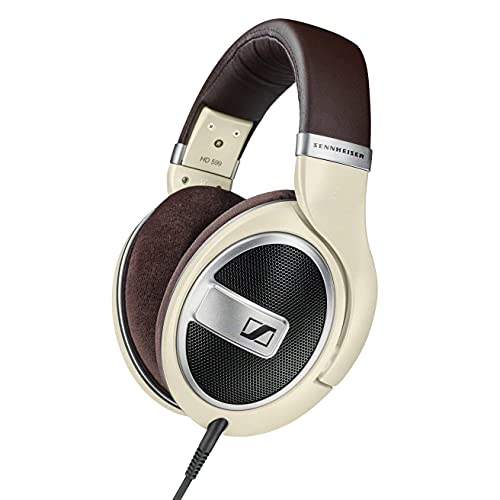 ゼンハイザー(Sennheiser) ヘッドホン 有線 HD 599 開放型 オープン型 アイボリー 【国内正規品】 1枚目 画像
