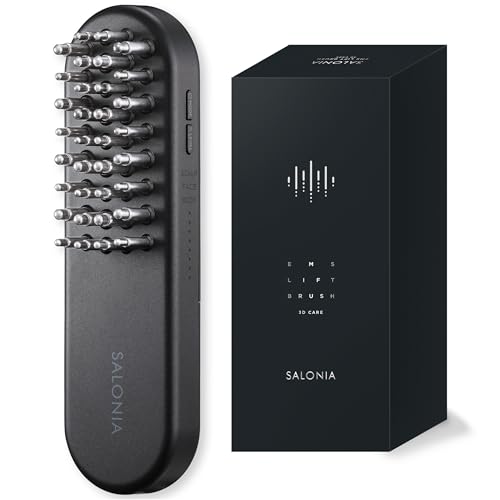 SALONIA サロニア EMS リフトブラシ 3Dケア 電気ブラシ 美顔器 電動頭皮ブラシ リフトアップ 【Amazon.co.jp限定】 1枚目 画像