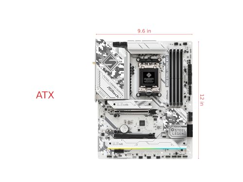 ASRock マザーボード B650 Steel Legend WiFi AMD Ryzen 7000 シリーズ CPU (Soket AM5) 対応 B650 チップセット DDR5 ATX マザーボード 【国内正規代理店品】 最後 画像
