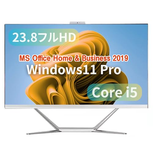 【整備済み品】【未使用品】一体型PC wajun Pro-X10/23.8型フルHD/第4世代 i5-4200M/Win11 Pro/MS Office H&B 2019/wajunのwifi/Bluetooth/HDMI/WEBカメラ/8GB/512GB SSD 1枚目 画像