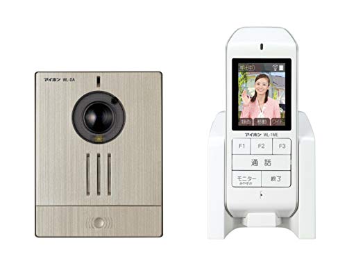 アイホン ドアホン インターホン ワイヤレス 子機電池式 配線工事不要 親機と子機セット WL-11 画像1