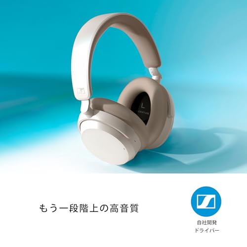 [セット] ゼンハイザー(Sennheiser) ワイヤレスヘッドホン ACCENTUM Wireless ホワイト + Bluetooth発信機 BTD 600 USBアダプター 中間 画像
