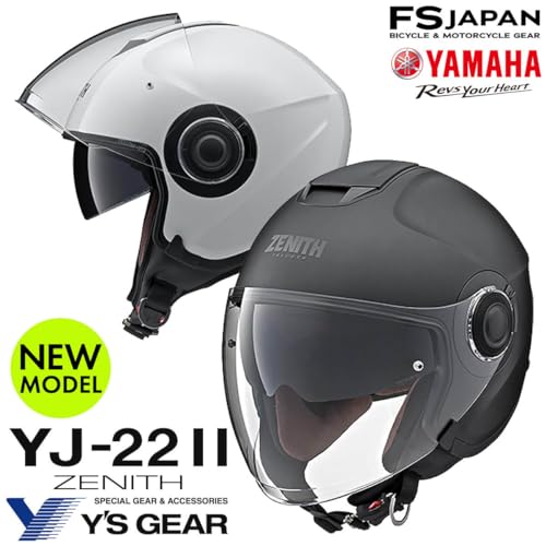 [ヤマハ発動機] バイクヘルメット オープンジェット YJ-22IIZENITH パールホワイト Lサイズ 90791-2372L 最後 画像