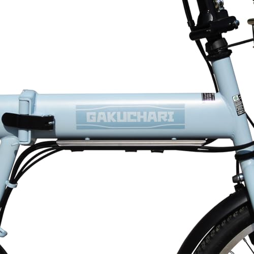 ガクチャリ電動折りたたみ自転車 (ブルーグレー) 最後 画像