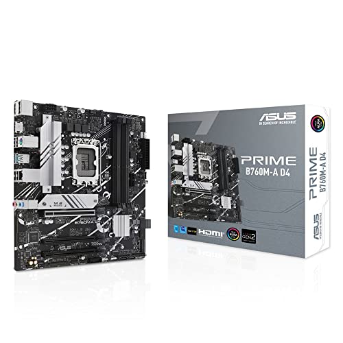 ASUS PRIME B760M-A D4 intel 第14・13・12世代 CPU対応 LGA1700 B760 搭載 DDR4 mATX マザーボード/国内正規代理店品 画像1