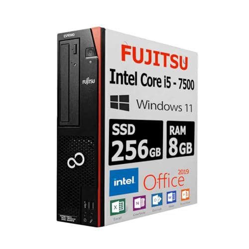 【整備済み品】富士通 デスクトップPC D587/D588/第7世代 i5-7500/Win11 Pro/MS Office H&B 2019/wajunのwifi/Bluetooth/DVD/8GB/256GB SSD 1枚目 画像