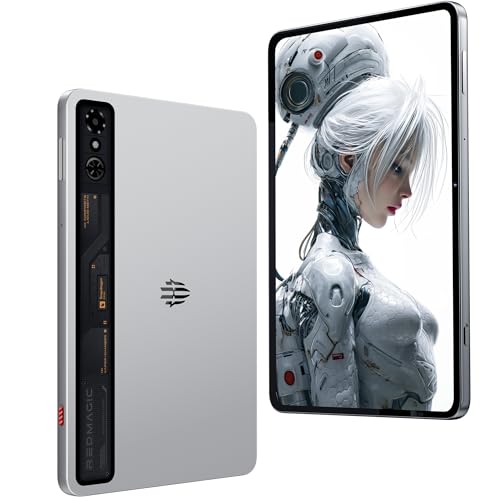 REDMAGIC Astra ゲーミング タブレット 9.06インチ 165Hz 8200mAh 大容量バッテリー Snapdragon 8 Eliteリーディングバージョン Android15 Wi-Fi Bluethooth (シルバー, 16G+512G) 画像1