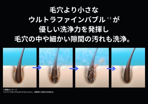 【公式ストア】Mirable(ミラブル)zero(ゼロ) シャワーヘッド ウルトラファインバブル 節水 塩素低減 ミスト水流 中間 画像