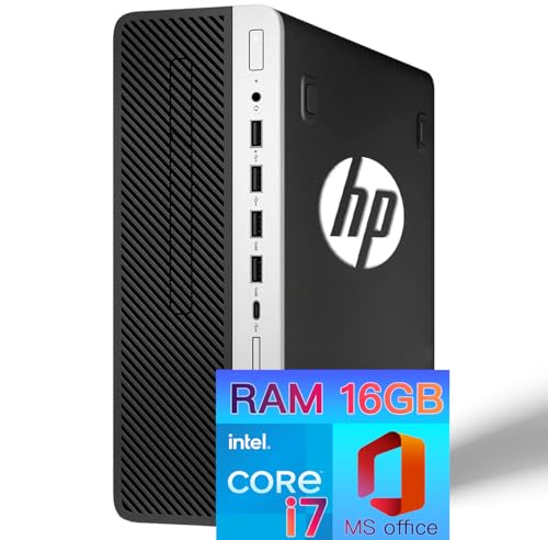 【karamel整備済み品】エイチピー【Intel Core-i7搭載】デスクトップPC ProDesk600G3 / MS Office 2019(Home&Business) Win11 Pro/メモリ16GB & SSD:512GB 高性能 トレーダー用パソコン Desktop/光学ドライブ搭載/Type-C、Displayport、VGA /最大3画面 4K ディスプレイ対応 画像1