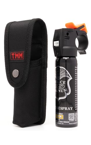 POLICE MAGNUM 熊撃退スプレー 中型 ホルスター付 (全国の複数の国公立機関・地方自治体正式採用品) B-609-CS 1枚目 画像