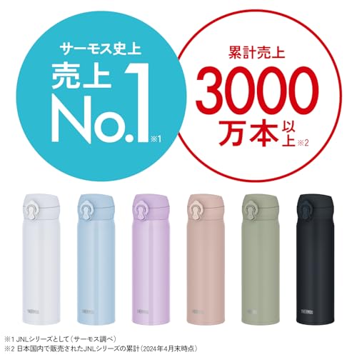 【食洗機対応モデル】 サーモス 水筒 真空断熱ケータイマグ 1L ミネラルグレー 飲み口外せてお手入れ簡単 軽量タイプ ワンタッチオープン ステンレス ボトル 保温保冷 JNL-S1000 MLGY 中間 画像