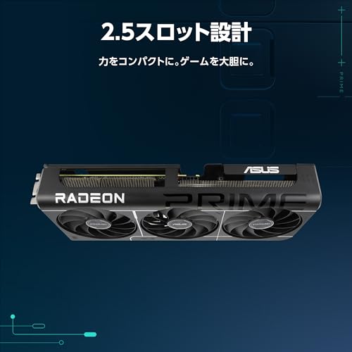 ASUS AMD Radeon RX 9060 XT ビデオカード 16GB GDDR6 OCエディション PRIME-RX9060XT-O16G 国内正規代理店品 最後 画像