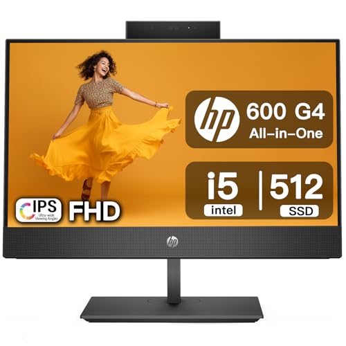【整備済み品】 エイチピーProOne 600 G4 All-in-One 21.5型|第8世代 Core i5-8500T|メモリ16GB|超高速512GB SSD|Windows 11|WPS Office付|フルHD IPS・防眩|TPM 2.0搭載|USB/Type-C/DisplayPort/SD/有線LAN|法人向け一体型デスクトップ 1枚目 画像