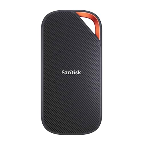【Amazon.co.jp限定】SanDisk SSD 外付け 2TB USB4 読出最大3800MB/秒 防滴防塵 SDSSDE82-2T00-GH25 エクストリーム プロ ポータブルSSD V2 Win Mac PS5 エコパッケージ 5年保証 1枚目 画像