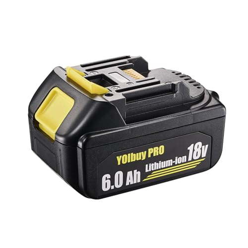YOIbuy PRO 18V リチウムイオンバッテリー 6.0Ah実容量 MKT 18V互換 全保護基板 最大放電電流60A 国内正規品 BL1860B (1) 1枚目 画像