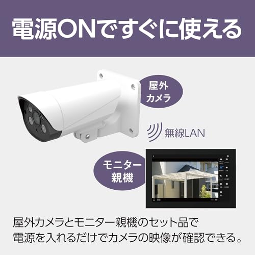 パナソニック モニター付き 屋外カメラ セット VL-CV100K 最後 画像