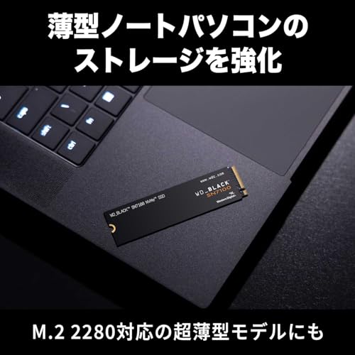 Western Digital ウエスタンデジタル 内蔵SSD 4TB WD Black SN7100 (読取り最大 7,250MB/秒) M.2-2280 NVMe WDS400T4X0E-EC 【国内正規代理店品】 中間 画像