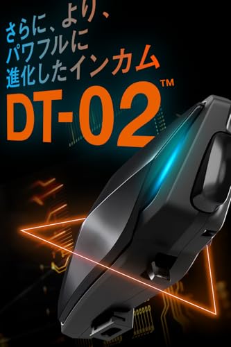 デイトナ(Daytona) バイク インカム 8人通話 低遅延 防水 通信距離1500m フルフェイス用 DT-02(DTオーツー) ワイヤーマイクタイプ 1台 25031 最後 画像