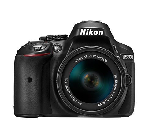 Nikon デジタル一眼レフカメラ D5300 AF-P 18-55 VR レンズキット ブラック D5300LKP18-55 画像1