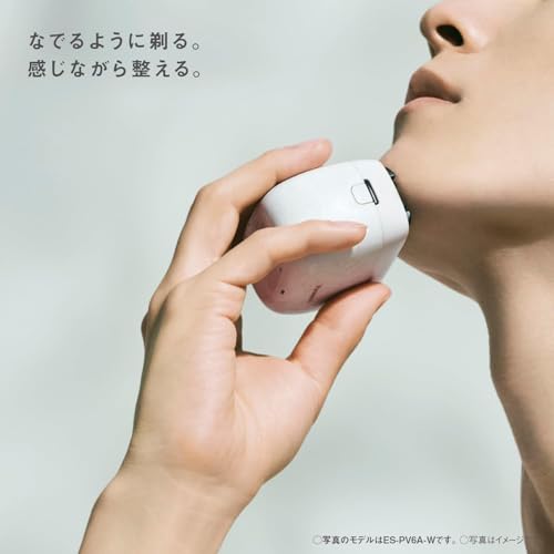 パナソニック(Panasonic) 【肌ケアセット】 ラムダッシュ パームインシェーバー 5枚刃 マーブルホワイト ES-PV6A-W + 洗顔料 + 化粧水 + 乳液 最後 画像