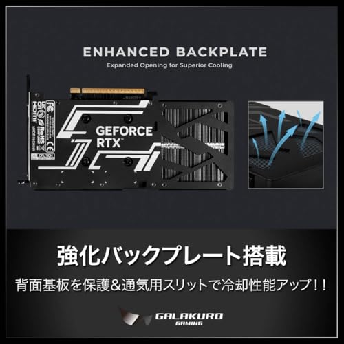 玄人志向 NVIDIA GeForce RTX 5060 Ti 搭載 グラフィックボード 16GB OCモデル デュアルファン 【国内正規品】 GG-RTX5060Ti-E16GB/OC/DF 中間 画像