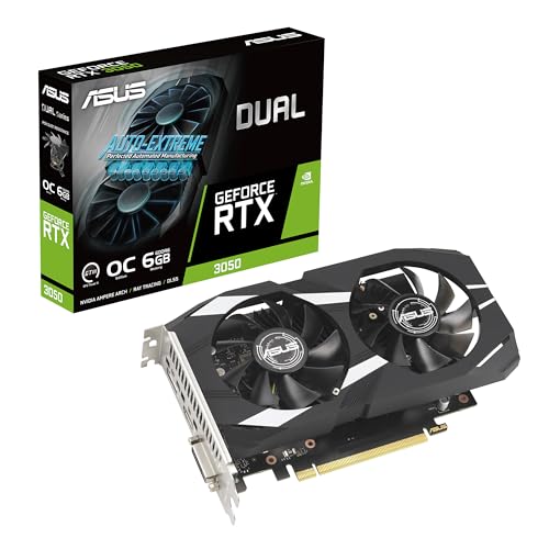 ASUS Dual GeForce RTX 3050 OC Edition 6GB GDDR6 ビデオカード/DUAL-RTX3050-O6G 国内正規流通品 画像1