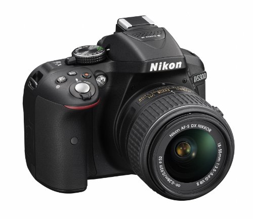 Nikon デジタル一眼レフカメラ D5300 18-55mm VR II レンズキット ブラック 2400万画素 3.2型液晶 D5300LK18-55VR2BK 中間 画像