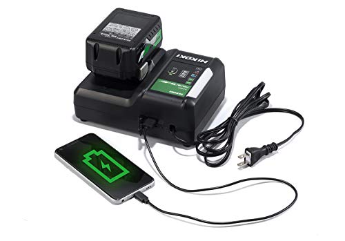 HiKOKI(ハイコーキ) 急速充電器 スライド式リチウムイオン電池14.4V~18V対応 USB充電端子付 超急速充電 低騒音 UC18YDL2 中間 画像