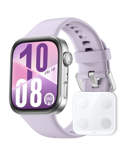 HUAWEI WATCH FIT 4 パープル+HUAWEI Scale 3 Bluetooth Edition フロスティホワイト iOS&Android対応 1枚目 画像