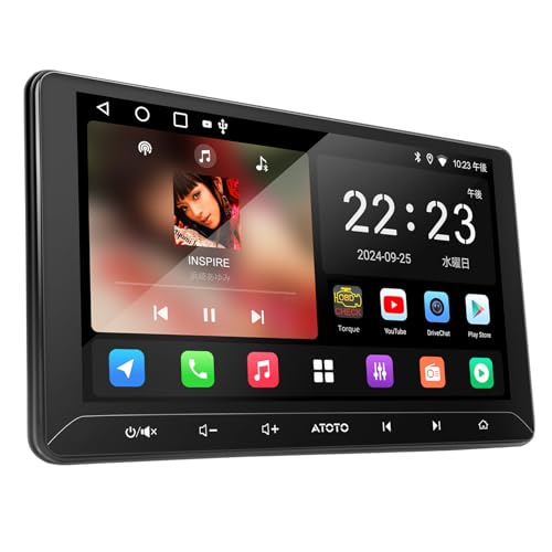 ATOTO A5L 10.1インチAndroid ディスプレイオーディオ、 2DINカーナビ、 ワイヤレス CarPlay& Android Auto、Wi-Fi/Bluetooth/USBテザリングに対応、2+32GB、DSP&アンプ 内蔵、SWC/FM、ミラーリンク、HD LRV、AI会話&GPS追跡、「OTA対応・多機能メディア」 1枚目 画像