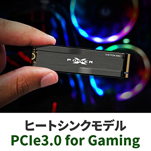 SP Silicon Power シリコンパワー SSD 1TB 3D NAND M.2 2280 PCIe3.0×4 NVMe1.3 最大読込3400MB/s XD80シリーズ 5年保証 SP001TBP34XD8005 最後 画像