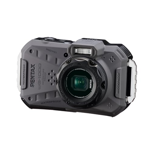 ペンタックス PENTAX WG-1000 グレー 本格防水デジタルカメラ 15m防水 (連続1時間) 2m耐衝撃 防塵仕様 2153 1枚目 画像