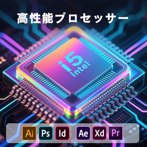 VETESA デスクトップパソコン 高性能・多機能一体型PC - 24インチIPS、Core-i5 、16GB 、512GB SSD、1920*1080p FHD Windows 11 Pro、MS Office 2019付き キーボードとマウス付属 中間 画像