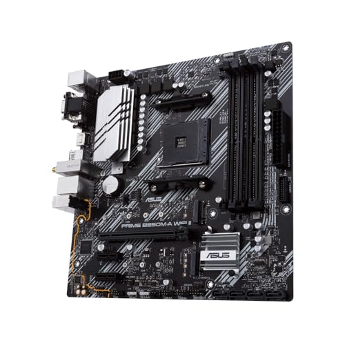 ASUS PRIME B550M-A WIFI II AMD Ryzen 5000シリーズ AM4 対応 B550 搭載 mATX マザーボード/国内正規代理店品 中間 画像