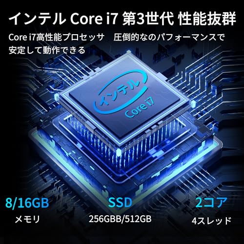 WEY デスクトップ 一体型PC Core i7 24インチ オールインワン 一体型パソコン 16GB メモリ SSD 512GB/フルHD(1980x1080)/ Windows 11 Pro/MS Office 2019 /USB 3.0/WiFi/キーボードとマウス付属 最後 画像