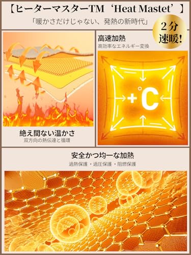 電気毛布 敷き 掛け 【『andGIRL』2025年秋号掲載】 TOPZEE 電気ブランケット 188×130cm 両面フランネル 電気毛布 掛け敷き兼用 ダニ退治 洗える 電気膝掛け 電気敷き 省エネ 10段階温度調節 1-9Hタイマー 電気敷毛布 電気掛け毛布 ふわふわ 冷え性対策グッズ 暖房器具 過熱保護 PSE認証済み(ダークブラウン) 中間 画像