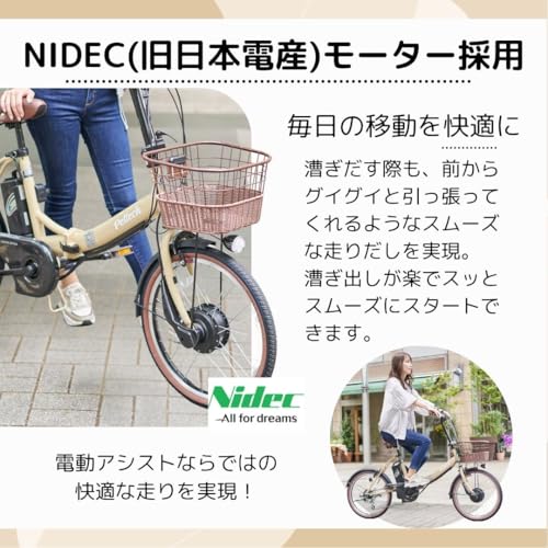 PELTECH(ペルテック) 折り畳み電動アシスト自転車 20インチ折り畳み外装6段変速 【簡易組立必要品】TDN-206L (8AHバッテリー, ブルーグレイ) 中間 画像