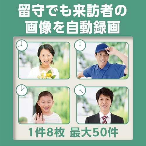 パナソニック テレビドアホン モニター親機 カメラ玄関子機(標準タイプ)セット VL-B50AF 最後 画像