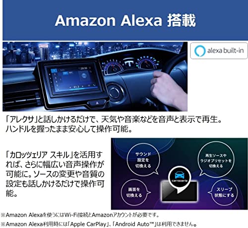 【セット買い】 Pioneer パイオニア ディスプレイオーディオ DMH-SZ700 6.8インチ AppleCarPlay AndroidAuto™ 対応 Amazon Alexa搭載 + Wi-Fiルーター DCT-WR100D 車載用 カロッツェリア 中間 画像