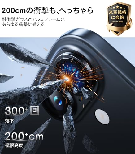 TORRAS For iPhone17 カメラ保護 【48MPをそのまま守る】 米軍MIL規格 宇宙航空材料 耐衝撃カ メラカバー アンチグレア 曇り防止 レンズフィルム 黒縁取り カメラフィルム 1セット iPhone17 用 カメラ保護 いPhone 17 用 レンズカバー ブラックLensGuard 中間 画像