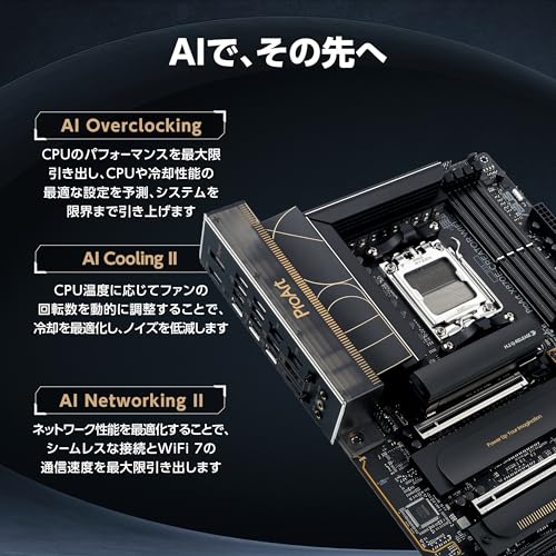 ASUS ProArt X870E-Creator WIFI AMD Ryzen 9000 シリーズ AM5 対応 X870E チップセット搭載 ATX マザーボード/国内正規代理店品 最後 画像