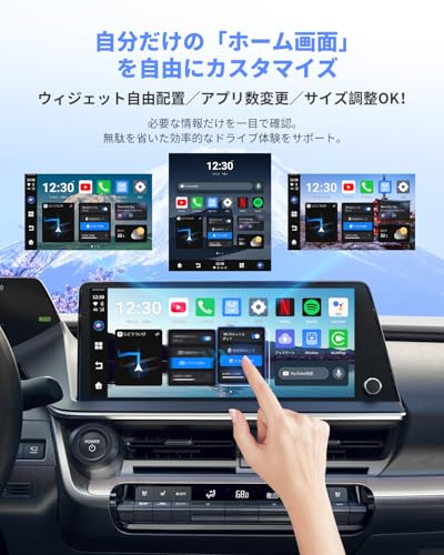 オットキャスト 公式 OTTOCAST OttoAibox Nano 2025 新型 CarPlay&AndroidAutoをワイヤレス化 android 13.0モデル ワイヤレス CarPlay Android Auto両対応 ChatGPT4.0 Nano ai box AI音声搭載 Youtube Netflix など動画視聴可能 中間 画像