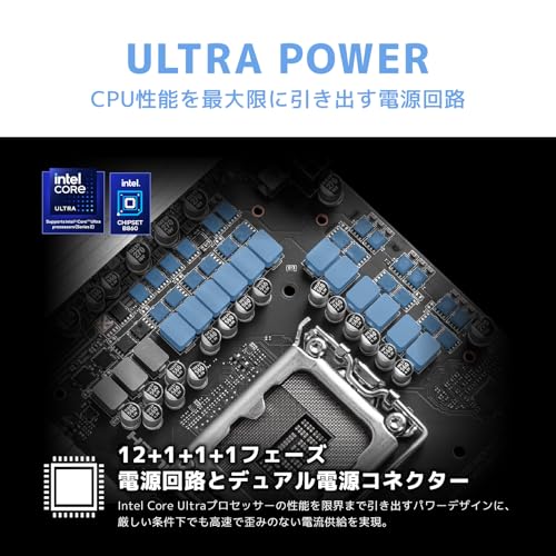 MSI PRO B860-P WIFI ATXマザーボード MB6684 中間 画像