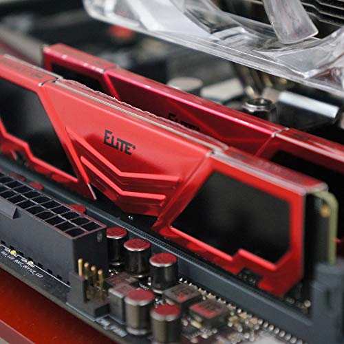 Team DDR4 3200MHz PC4-25600 32GB (16GBx2枚) デスクトップ用メモリ Elite Plus シリーズ 日本国内無期限正規保証 TPRD432G3200HC22DC01 中間 画像