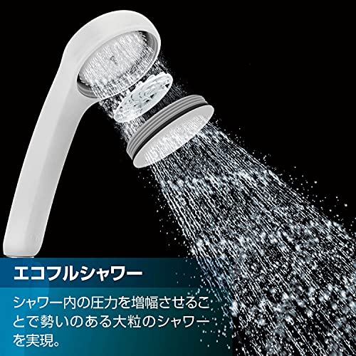 LIXIL(リクシル) 浴室水栓 サーモスタット付 RBF-912 (メッキハンドル・エコフルシャワー)[一般地用]シャワーバス水栓 混合水栓 INAX 中間 画像