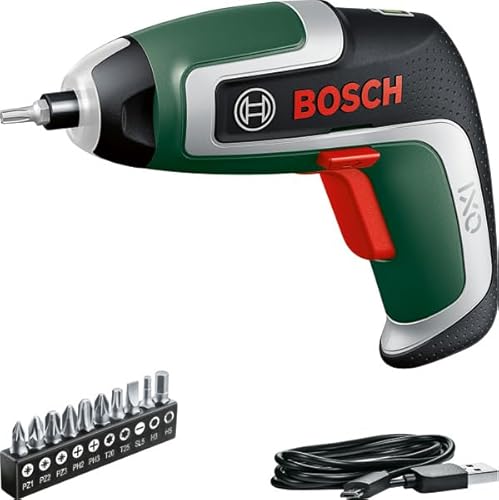 BOSCH(ﾎﾞｯｼｭ) コードレスドライバー (本体のみ、ビットセット（10本）、マグネットビットホルダー、マイクロUSBケーブル（Type-B）、キャリングケース) IXO7 画像1