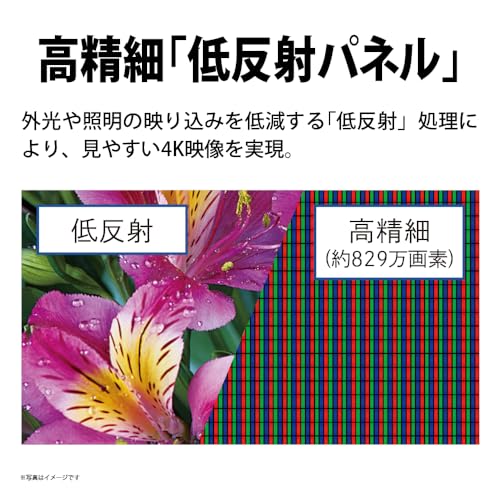 シャープ 43V型 4K 液晶 テレビ AQUOS 4T-C43GJ2 Google TV Dolby Atmos Wi-Fi6対応 中間 画像