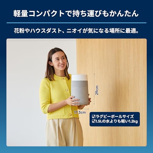 【セット買い】ブルーエア 空気清浄機 Blue Mini Max 12畳 & 【純正品】プレフィルター ライムストーンベージュ(ベージュ) 最後 画像