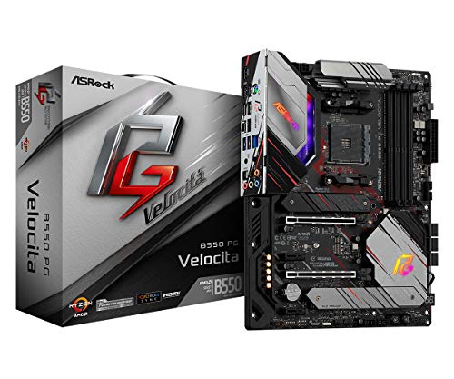 ASRock AMD Ryzen 5000シリーズ (Soket AM4)対応 B550チップセット搭載 ATX マザーボード 【国内正規代理店品】B550 PG Velocita 1枚目 画像